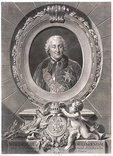 File:Portrait of Woldemar de Lowendal. etching by Johann Georg Wille (1715-1808).jpg