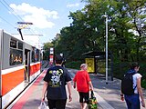 Praha - Modřany, Generála Šišky, zastávka tram Sídlistě Modřany