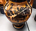 Priamos Painter - ABV 330 1 - Amphiaraos departing - Artemis mounting chariot - Chiusi MAN 1794 - 02