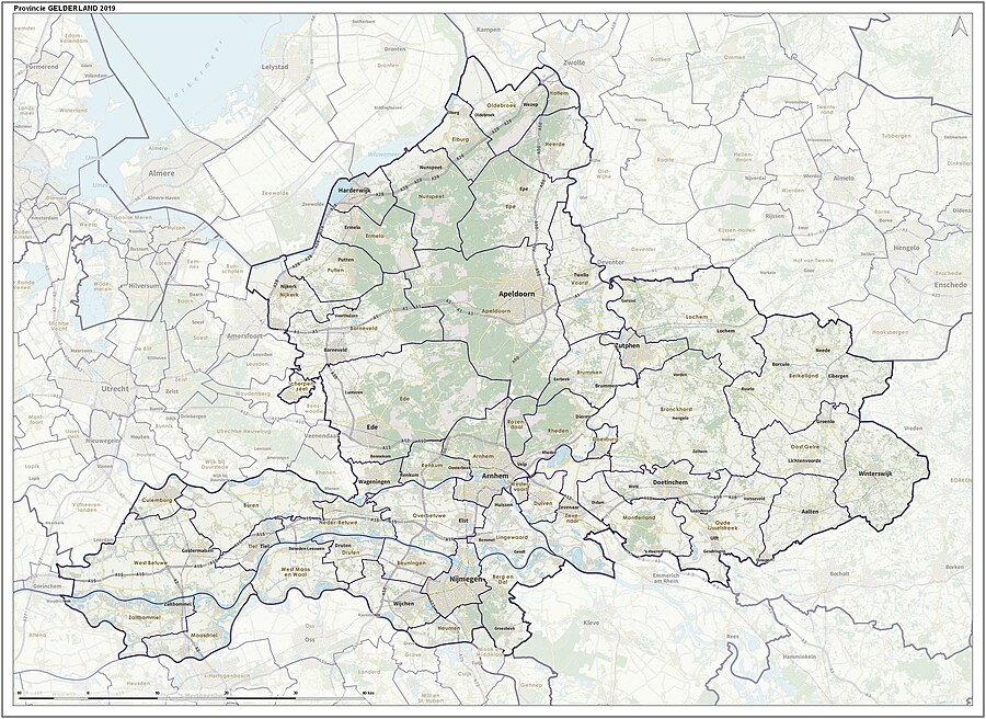 Gemeenten in Gelderland
