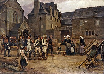 Les Révoltés de Fouesnant (1886), musée des beaux-arts de Quimper.