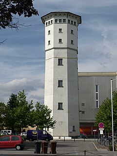 aquaTurm, water tower of the Radolfzell dairy plant