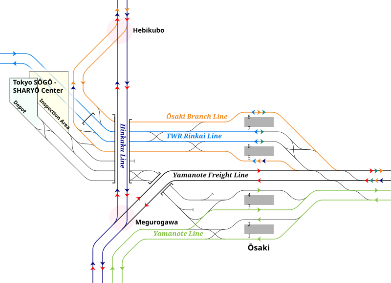 File:Rail Tracks map Osaki Station.svg