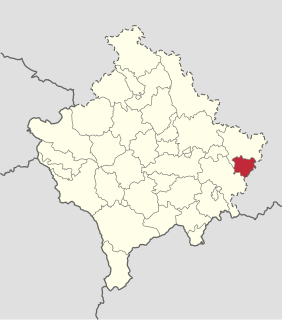 Ranilug Village and municipality in District of Gjilan, Kosovo