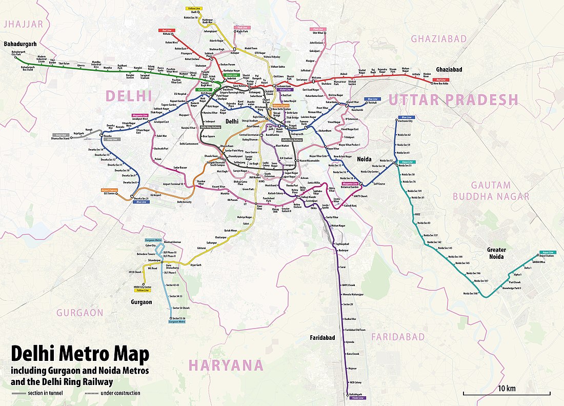 List of Delhi Metro stations