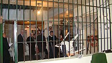 Prison cell, now part of a museum