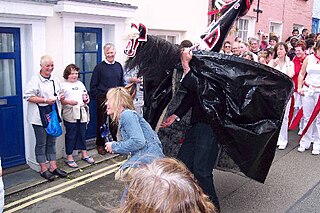 Obby Oss festival May Day celebration