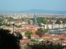 Corso Francia visto dal Castello di Rivoli