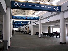 Airside in the main terminal