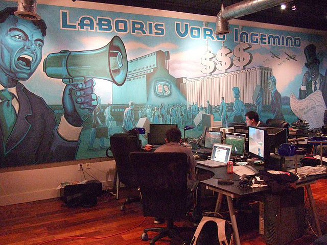 Rooster Teeth's office on Congress Street in Austin in 2008