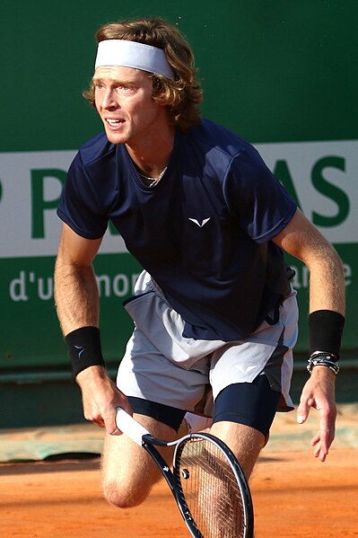 Rublev at the 2023 Monte-Carlo Masters