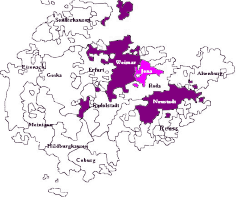 Saksonya-Weimar Dükalığı   haritadaki konumu