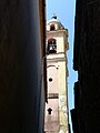 Campanile della chiesa di San Pietro apostolo, San Pietro Vara, Varese Ligure, Liguria, Italia