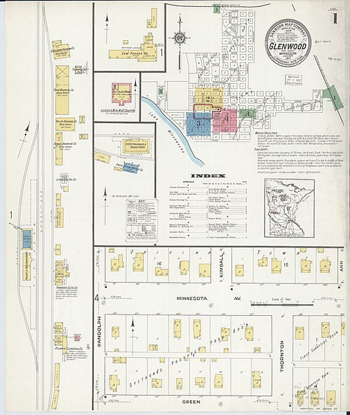 File:Sanborn Fire Insurance Map from Glenwood, Pope County, Minnesota. LOC sanborn04304 004-1.jpg