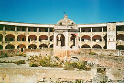 View of the abandoned prison of Santo Stefano. Santostefcarcere.JPG