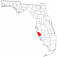 佛羅里達州薩拉索塔縣地圖