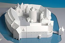 Model of Oldenburg Castle around 1400 Schlosszustand um 13.Jh..jpg