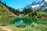 The Schwarzsee lake