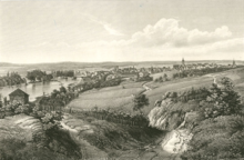 Datei:Schweinfurt_von_Osten_1847.png