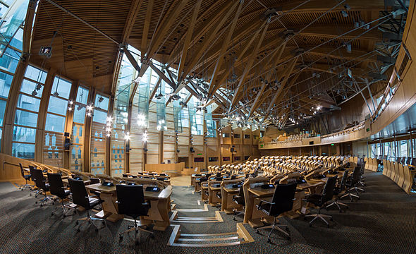 Scottish Parliament Debating Chamber