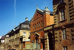 Sankt Ansgar Kirke på Bredgade i Köpenhamn en augustidag 2007