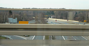 Seelhorster Kreuz von oben mit Blick auf die Seelhorst