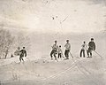 Hiihtäjiä Ottawassa, Kanadassa 1887.