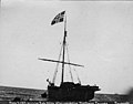 Sloop GJOA arriving at Nome, Alaska after completing Northwest Passage, August 31, 1906 (AL+CA 7747).jpg
