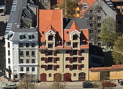 The building wivewed from the tower of Church of Our Saviour.