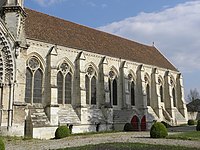 S. 61 - Soissons, Abtei St-Jean-des-Vignes, Refektorium um 1240
