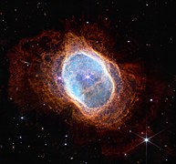 Southern Ring Nebula by Webb Telescope (2022).jpg