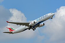 SriLankan Airbus A330-300 SriLankan Airlines, Airbus A330-300, 4R-ALM - NRT (16709648763).jpg