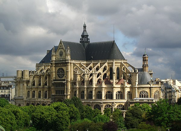 Saint-Eustache from the south east