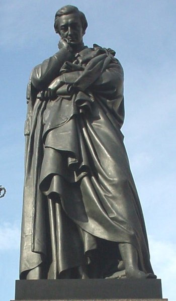 Statue of Lord Herbert of Lea at Waterloo Place, London