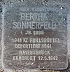 Stolperstein Gertigstraße 9 (Bertha Sommerfeld) in Hamburg-Winterhude.jpg