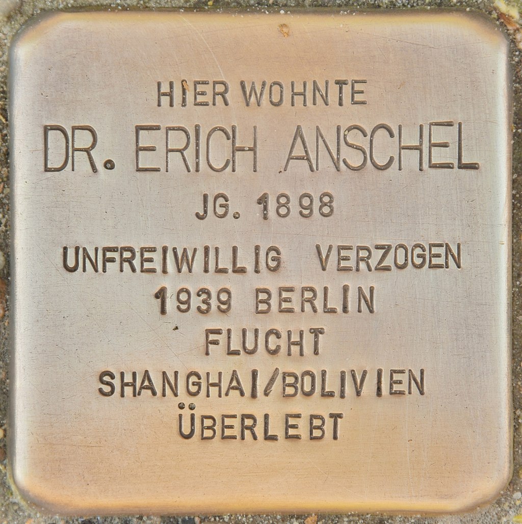Stolperstein für Dr. Erich Anschel (Mittenwalde).jpg