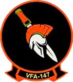 147-я эскадрилья ударных истребителей. (ВМС США) insignia 2015.png 