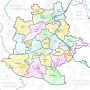 Vorschaubild für Liste der Stadtbezirke und Stadtteile von Stuttgart