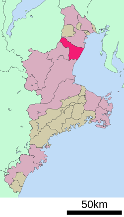 موقعیت Suzuka در استان میه