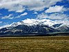 The mountains above Taos in early spring