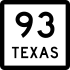 Markierung des State Highway 93