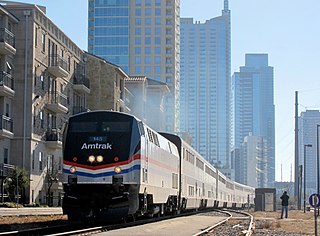 <i>Texas Eagle</i> Amtrak service between Chicago and Los Angeles via Texas