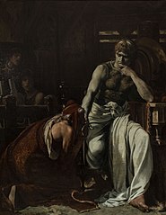 Priam demandant à Achille le corps d'Hector