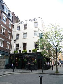 The Duke of York, Fitzrovia pub in Fitzrovia, London