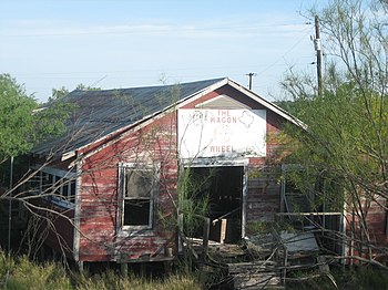 English: The Wagon Wheel Restaurant, abandoned...