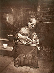 Image 41The Crawlers, London, 1876–1877, a photograph from John Thomson's Street Life in London photo-documentary (from Photojournalism)