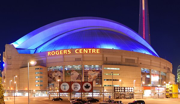 Rogers Centre (temporarily renamed Pan Am Dome for the duration of the Games) hosted the opening and closing ceremonies