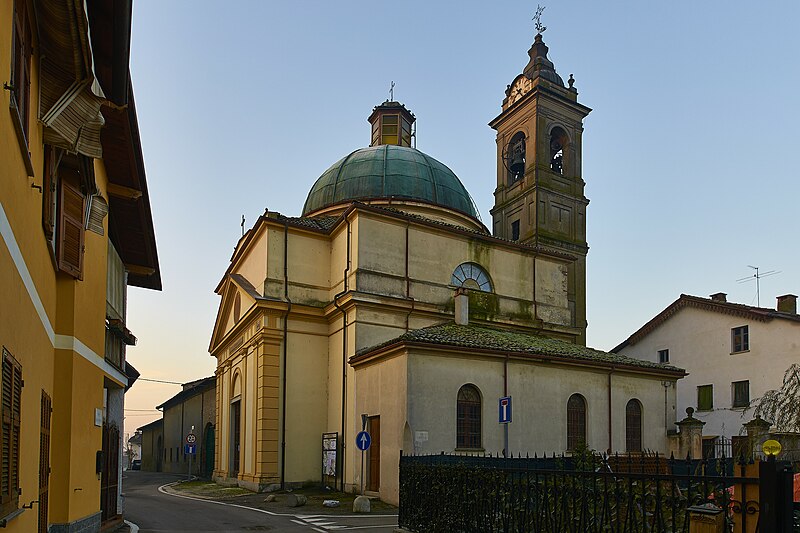 File:Tortona - frazione Castellar Ponzano - chiesa di San Pietro - scorcio.jpg