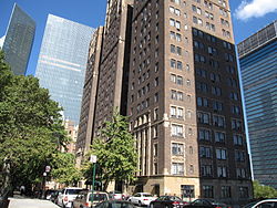 Looking north along Tudor City Place from 41st Street Tudor City 4.JPG