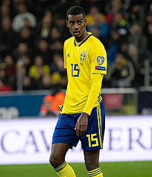 Clasificatorios de la UEFA EURO Suecia vs España 20191015 Alexander Isak 56.jpg